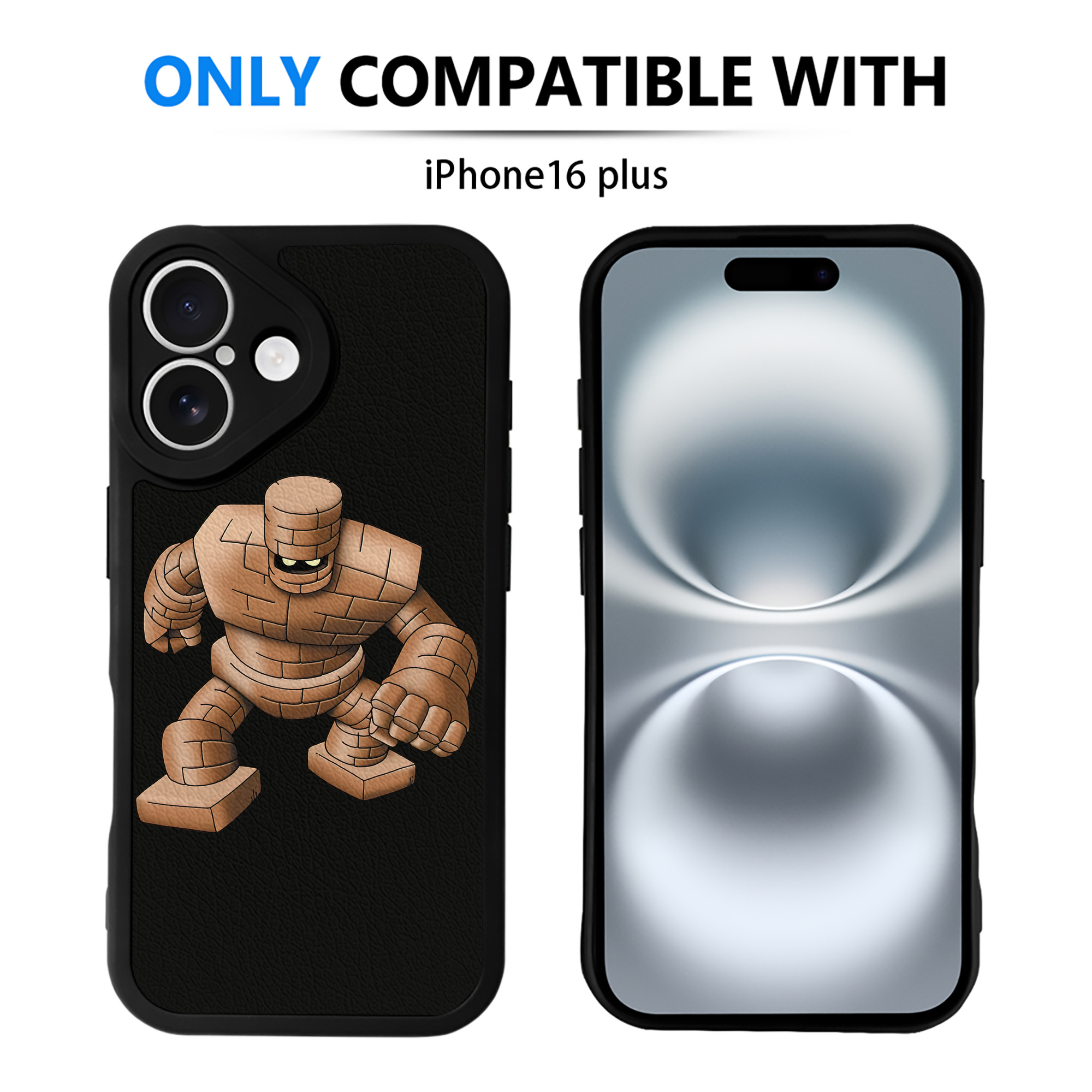 （画像用） ドラゴンクエスト Doragon Kuesuto Dragon Quest 【iPhone 16シリーズ対応】シリコンスマホケース（レザー調） 材質：シリコン
